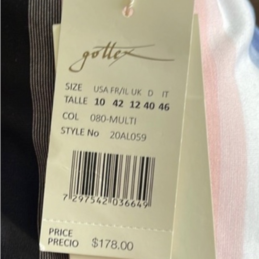 Gottex Collection Alba One Shoulder Cut Out Monokini One Piece Swimsuit - Picture 10 of 10